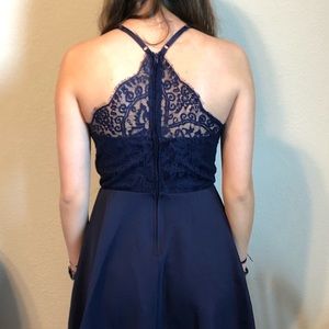 Francesca’s blue dress